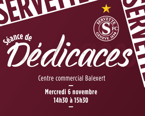 Séances de dédicaces SFC à Balexert