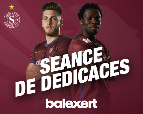Séance de dédicaces à Balexert