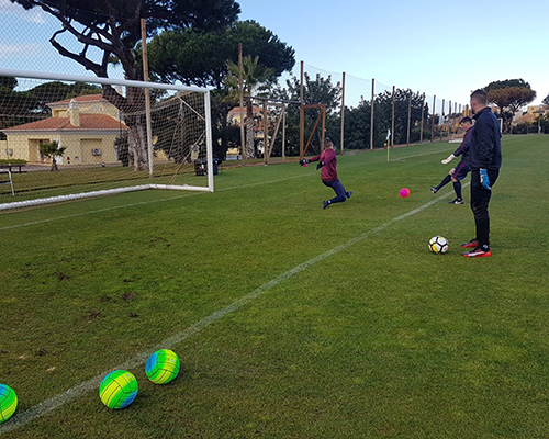 Premiers jours d'entraînement à Vilamoura