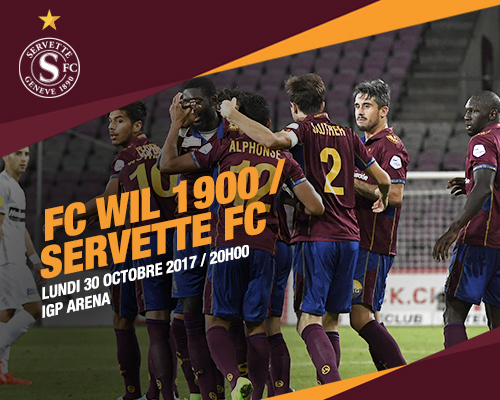 FC Wil ? Servette FC, lundi 30 octobre à 20h