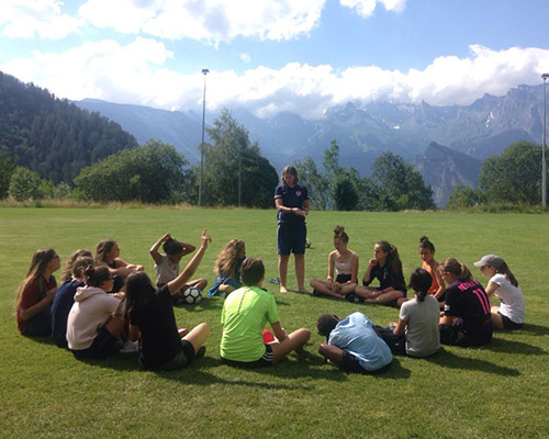 Camp junior féminin à Isérables : Jour 2