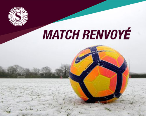 Servette FCCF - Frauen Thun Berner-Oberland: match renvoyé