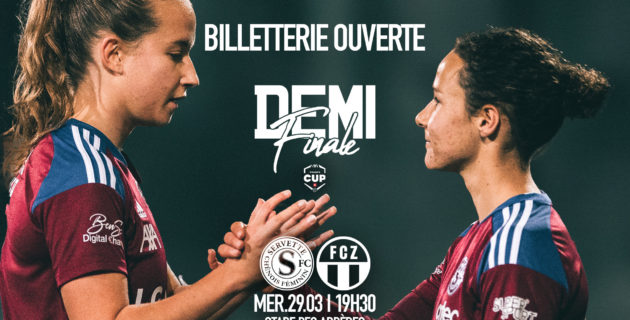 Servette FCCF - FC Zürich Frauen : Billetterie ouverte !
