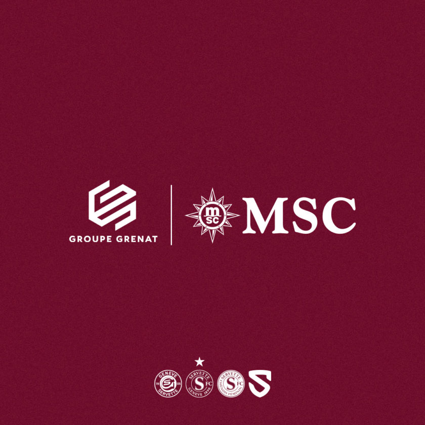 MSC s'associe au groupe grenat pour faire briller Servette dans toutes ses disciplines