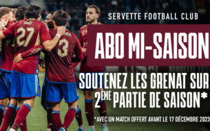 Abonnement mi-saison du Servette FC