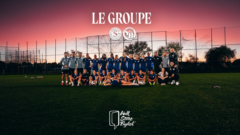 Le groupe pour la réception d'YB