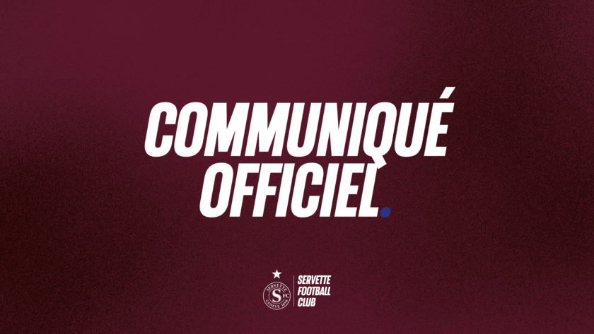 Prise de position du Servette FC