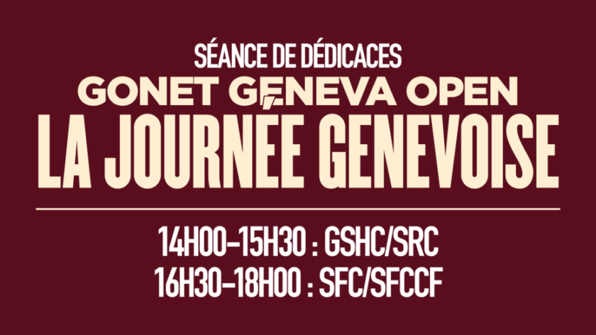 Séance de dédicaces – Gonet Geneva Open