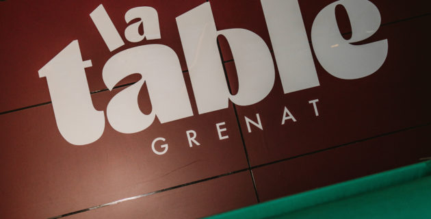 Ouverture de la Table Grenat