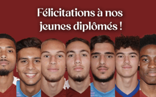 Félicitations à nos jeunes Grenat diplômés !