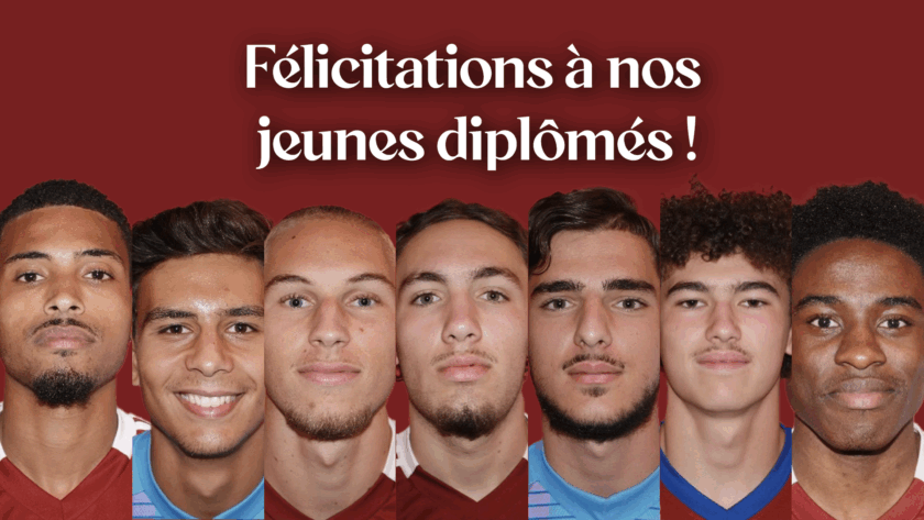 Félicitations à nos jeunes Grenat diplômés !