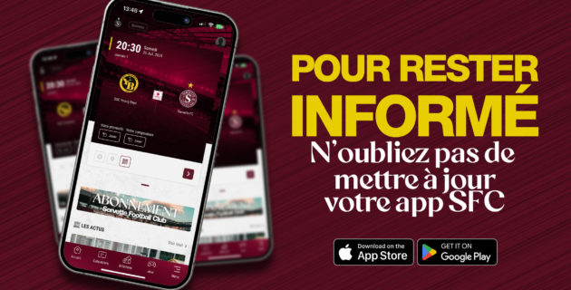 Mise à jour de l'application