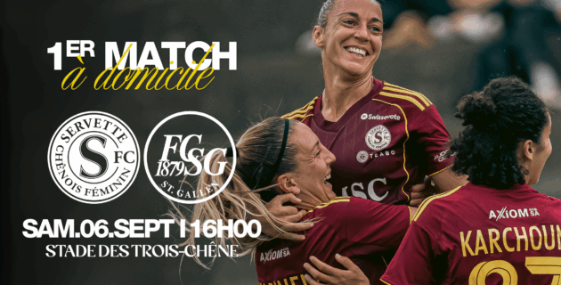 Premier match à domicile pour le Servette FCCF