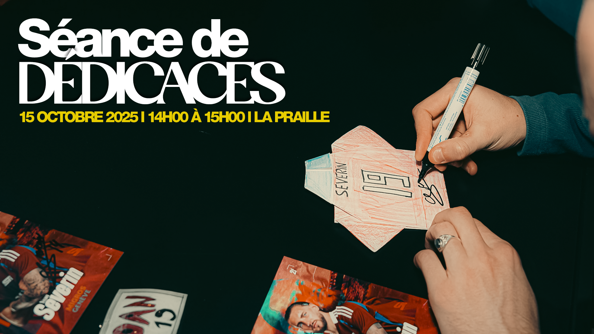 Séance de dédicaces