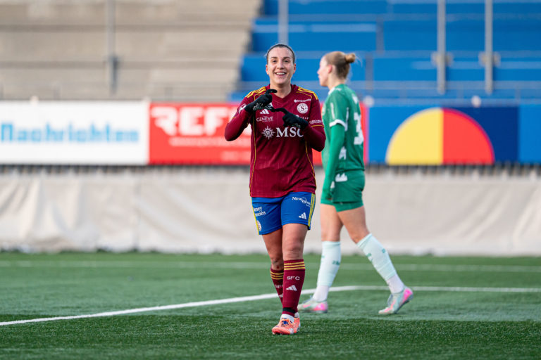 AXA Womens Super League 2025/26 - SFC St.Gallen 1879 v Servette FC Chenois Feminin - Lidl Sportpark Bergholz - Lidl Arena