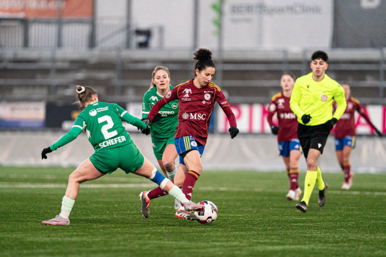 AXA Womens Super League 2025/26 - SFC St.Gallen 1879 v Servette FC Chenois Feminin - Lidl Sportpark Bergholz - Lidl Arena