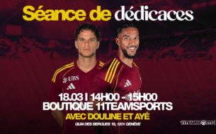 Séance de dédicaces chez 11TeamSports