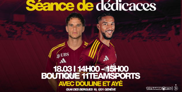 Séance de dédicaces chez 11TeamSports