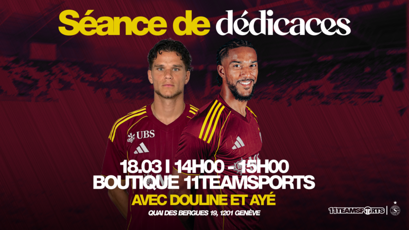 Séance de dédicaces chez 11TeamSports