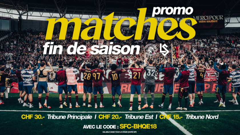 Billetterie attractive pour le Relegation Group