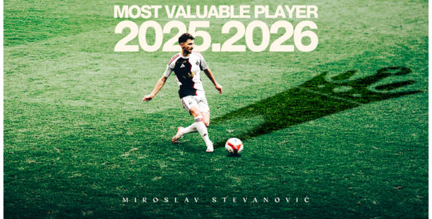 Miroslav Stevanovic, MVP de la saison 2025-2026