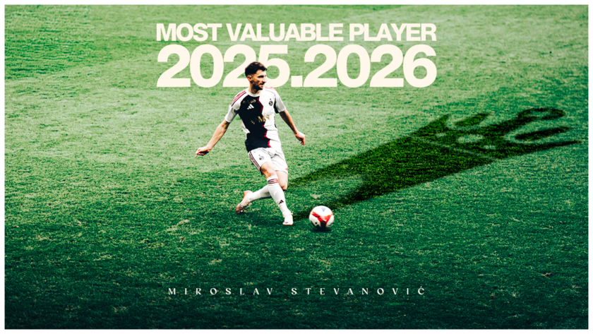 Miroslav Stevanovic, MVP de la saison 2025-2026