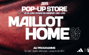Pop-Up Store Maillot Home 2026/27 : rendez-vous le 25 juin au Stade de Genève