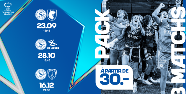 La billetterie pour l'UWCL est ouverte!