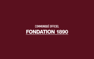 Communiqué officiel de la Fondation 1890